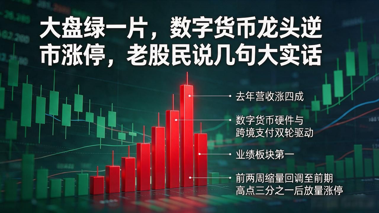 数字货币龙头逆市涨停_逆市涨停 数字货币龙头 资金避险轮动